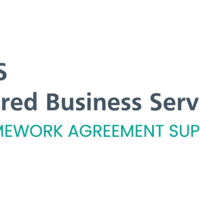 NHS Shared Business Services, Frame Agreement Supplier